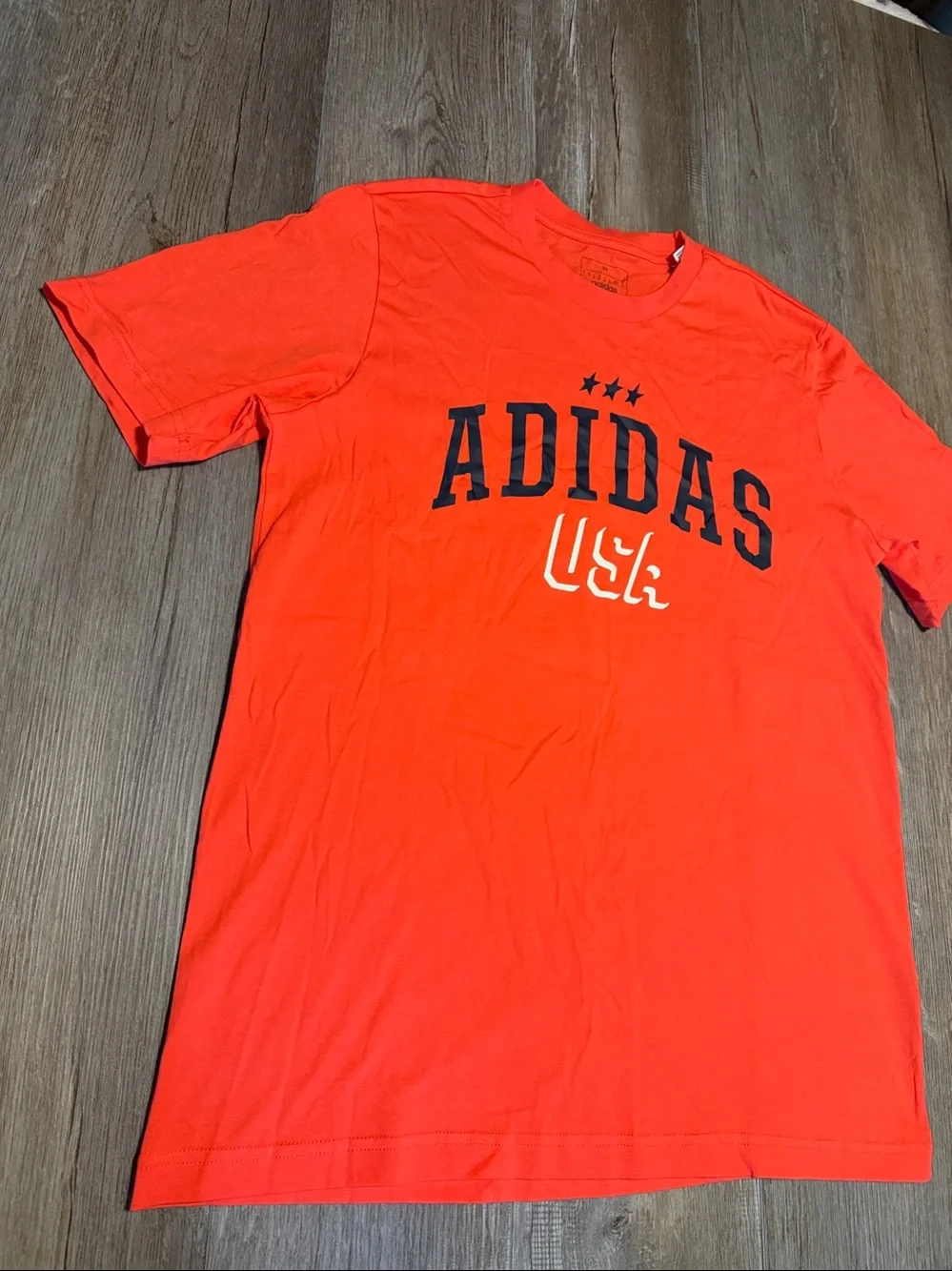 adidas Orange USA Graphic Short-Sleeve Tee